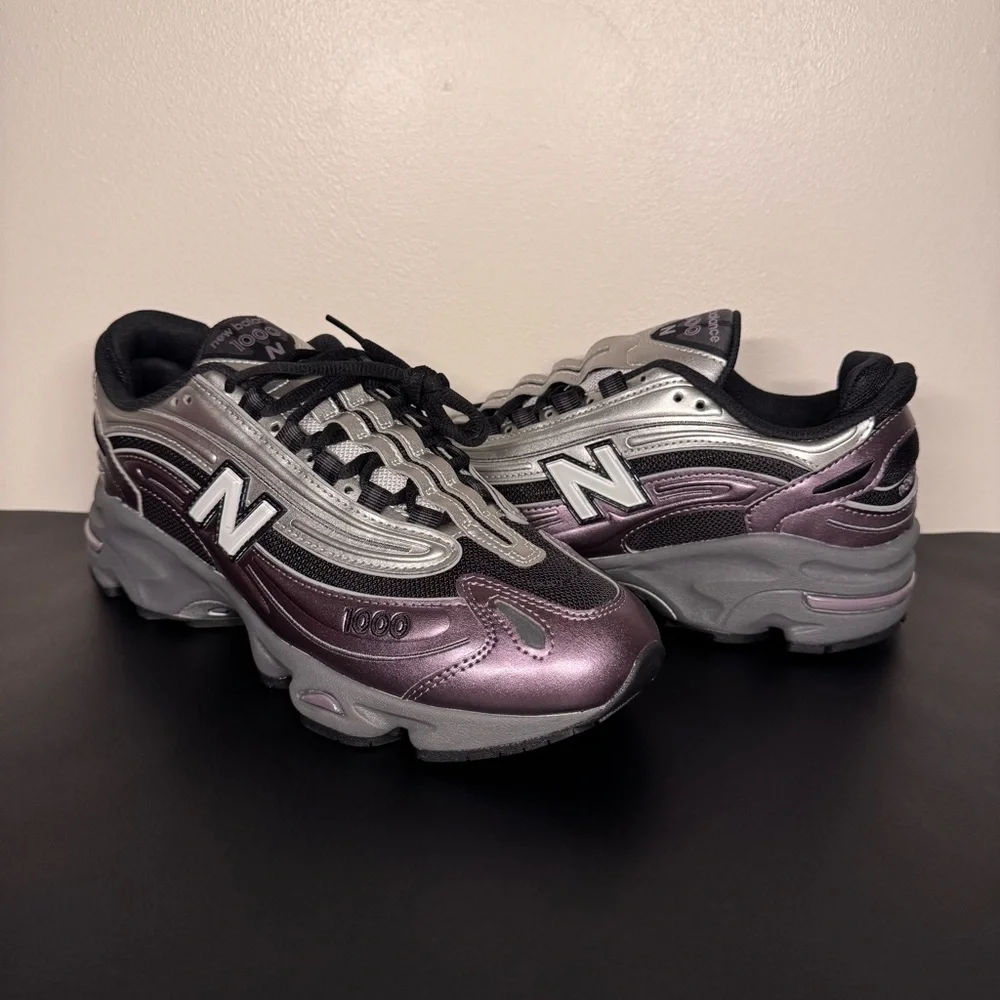 New Balance 1000 Dark Ice Wine - Picture 2 of 6